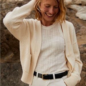 Buck Mason Soft Spun Cotton Boxy Cardigan